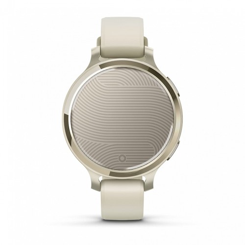 Умные часы Garmin Lily 2 Active Lunar Gold/Bone со светло-бежевым ремешком
