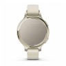 Умные часы Garmin Lily 2 Active Lunar Gold/Bone со светло-бежевым ремешком