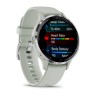 Умные часы Garmin Venu 3S 41mm Advanced GPS Smartwatch Sage Gray Silver с серо-зеленым ремешком
