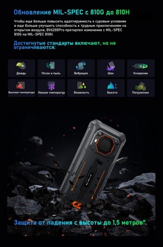 Смартфон Blackview BV6200 Pro 4/128Gb Orange