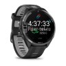 Умные часы Garmin Forerunner 965 черные, темно-серый DLC титановый безель, с черным ремешком