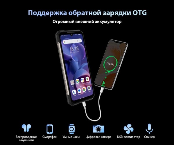 Смартфон Doogee S200 12/256Gb Mecha Silver