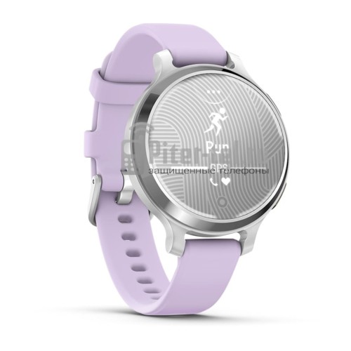 Умные часы Garmin Lily 2 Active Silver/Jasmine Purple с фиолетовым ремешком
