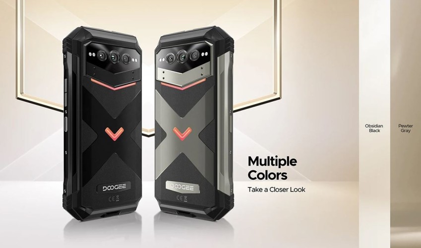 Смартфон Doogee V Max Plus 16/512Gb Obsidian Black
