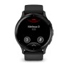 Умные часы Garmin Venu 3 45mm Advanced GPS Smartwatch Black с черным ремешком